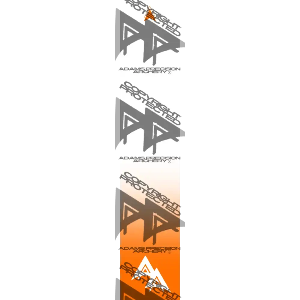 APA LIGHT DISSOLVE ORANGE ARROW WRAP MATTE (STANDARD) All SERIES