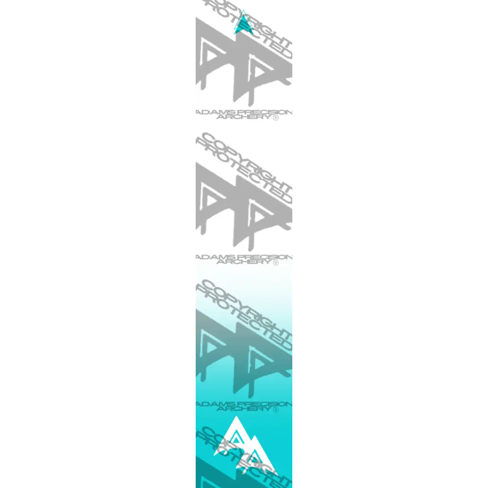 APA LIGHT DISSOLVE TEAL ARROW WRAP MATTE (STANDARD) APA DISSOLVE SERIES