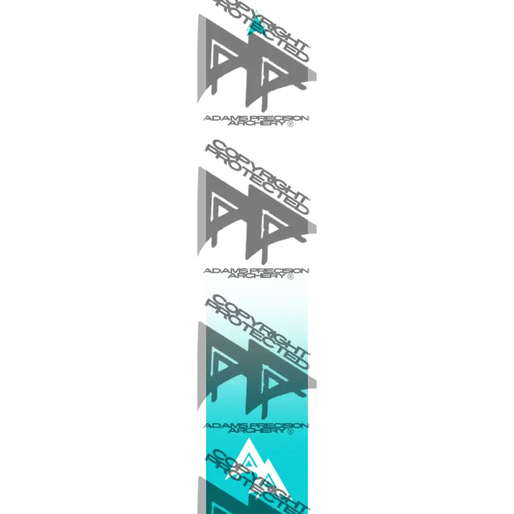 APA LIGHT DISSOLVE TEAL ARROW WRAP MATTE (STANDARD) APA DISSOLVE SERIES