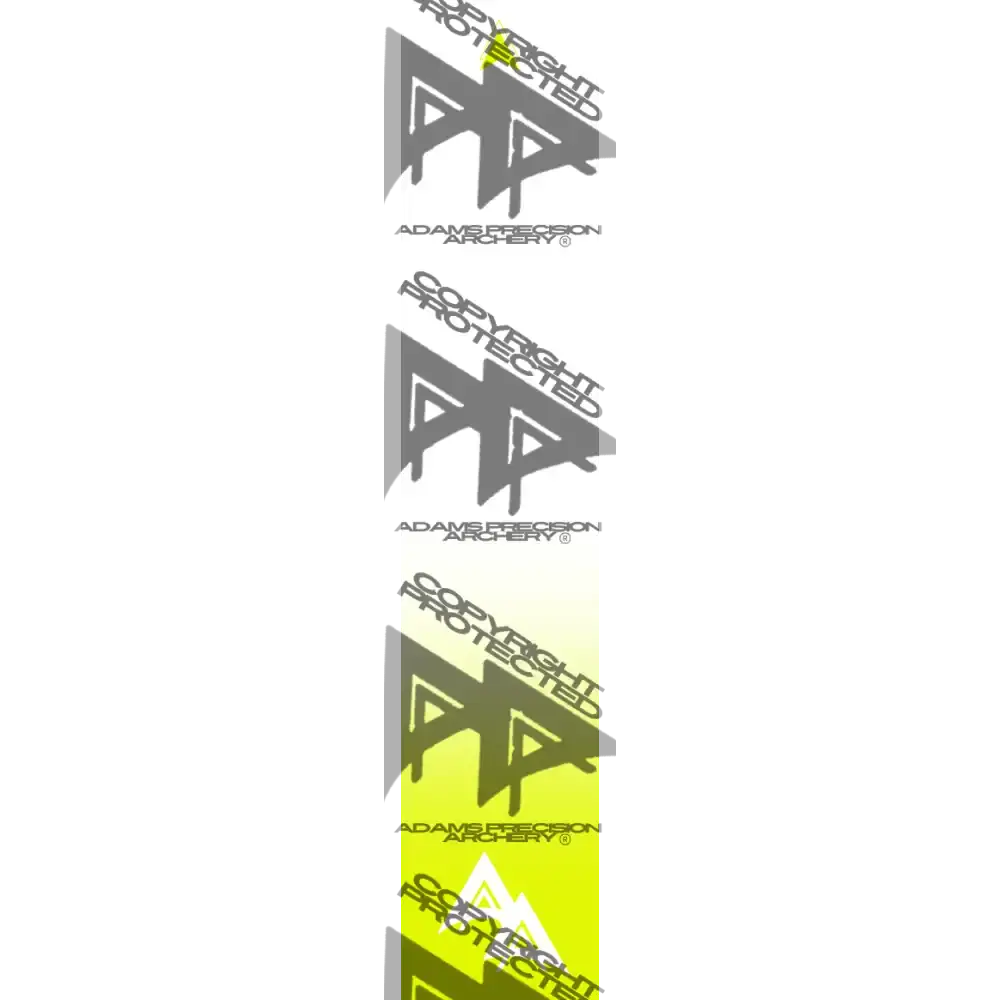 APA LIGHT DISSOLVE YELLOW ARROW WRAP MATTE (STANDARD) All SERIES