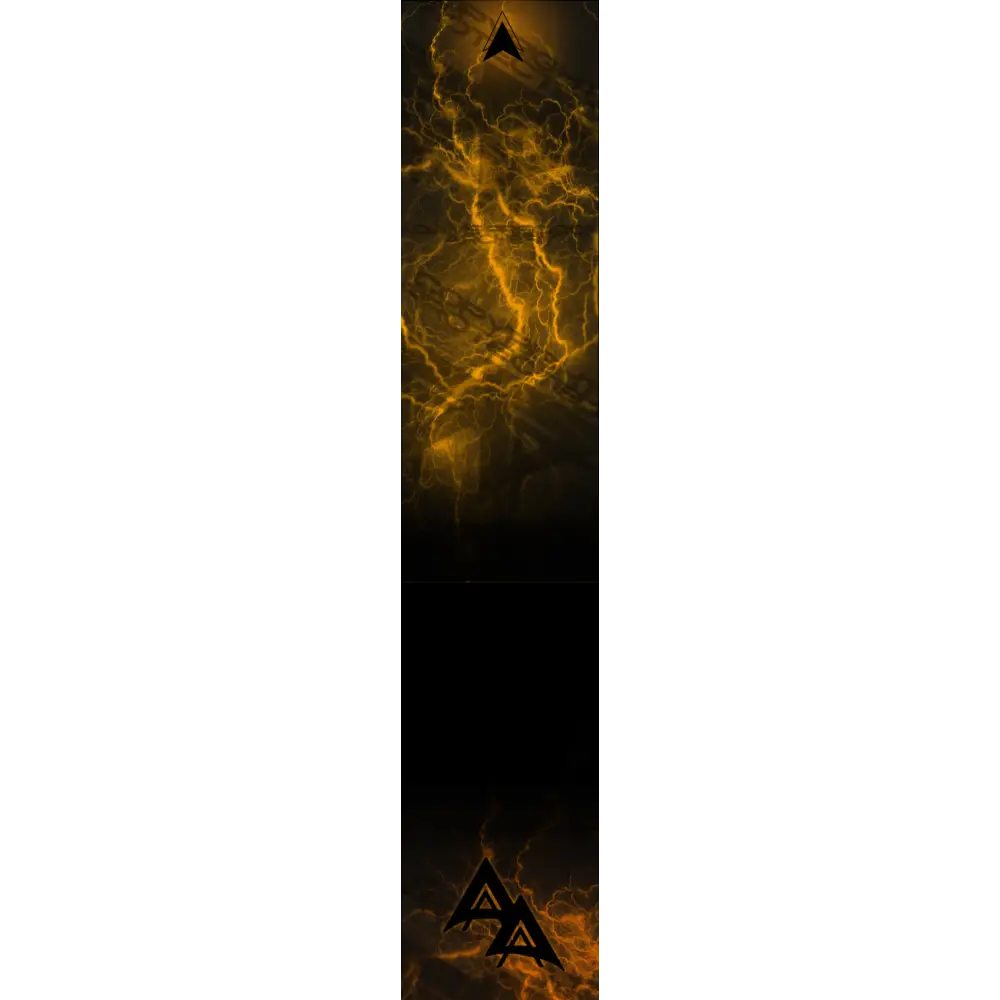 APA LIGHTNING SURGE SERIES ARROW WRAPS FLO ORANGE FLUORESCENT