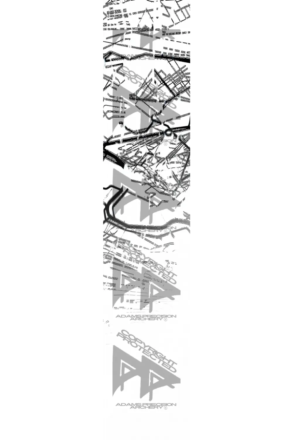 APA MAP SERIES ARROW WRAPS - TWO MATTE (STANDARD)