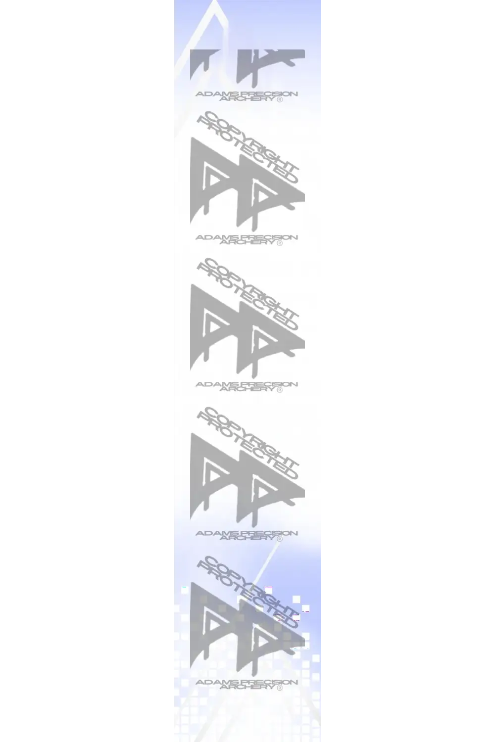 APA MODERN SERIES ARROW WRAPS - BLUE