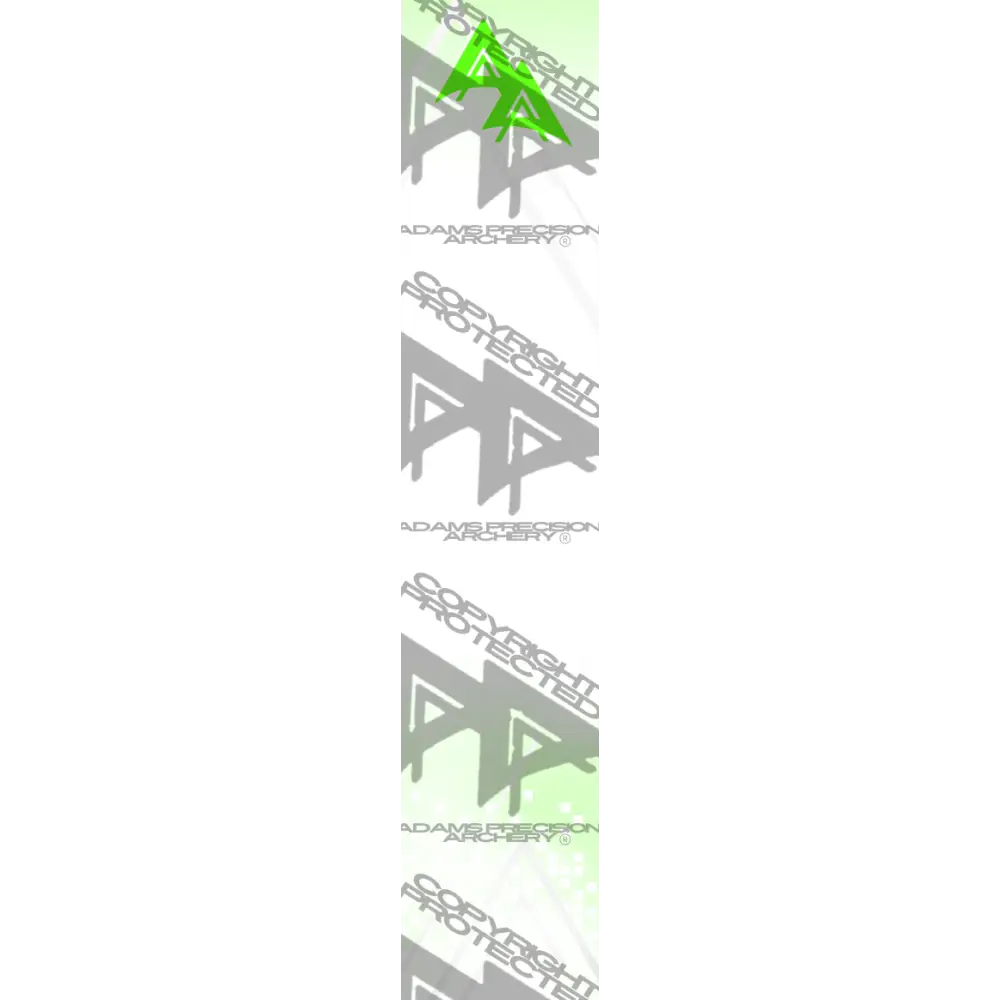 APA MODERN SERIES ARROW WRAPS - GREEN