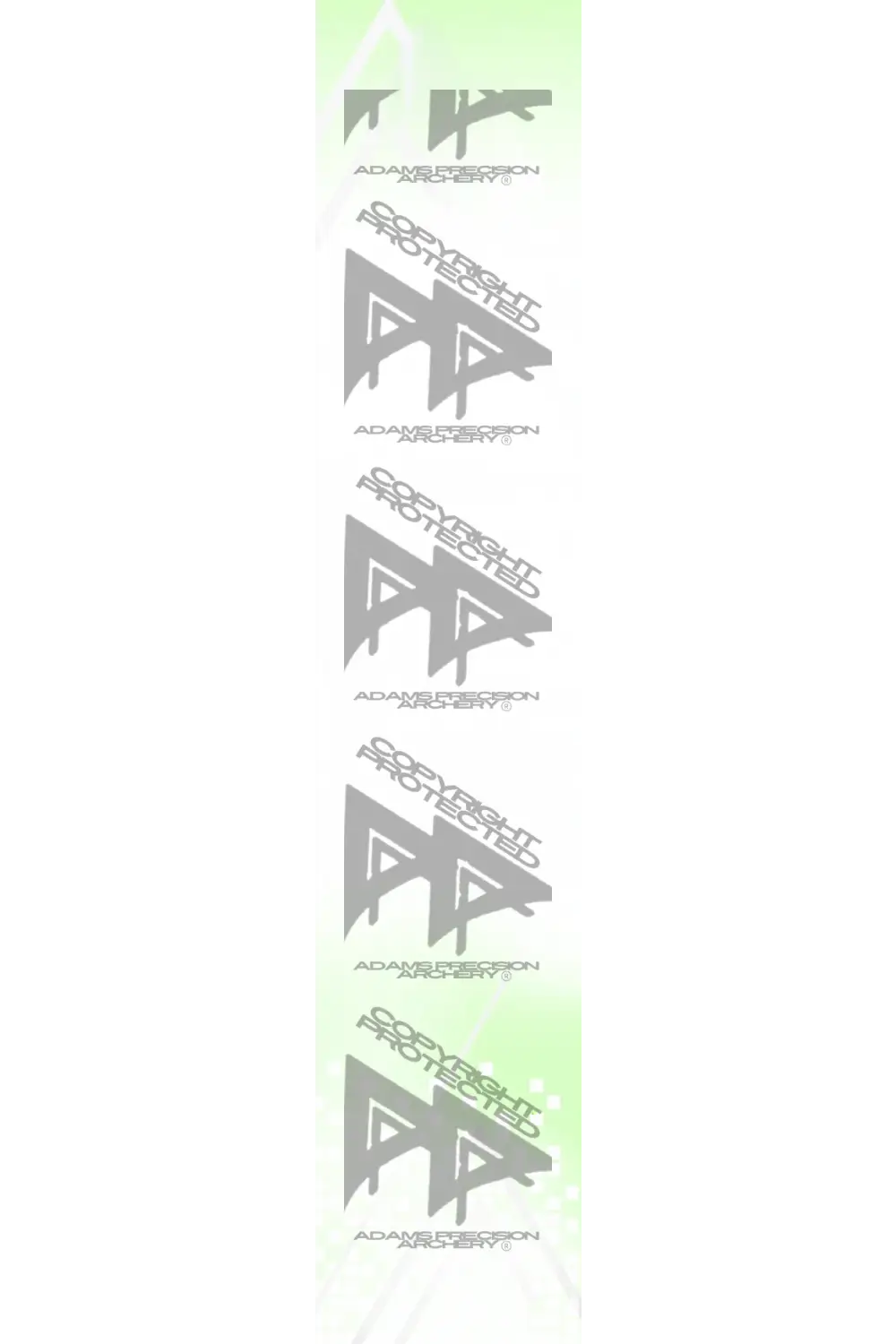 APA MODERN SERIES ARROW WRAPS - GREEN