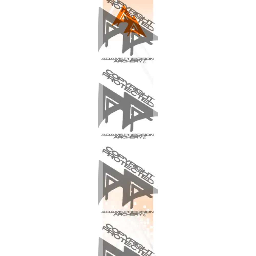 APA MODERN SERIES ARROW WRAPS - ORANGE