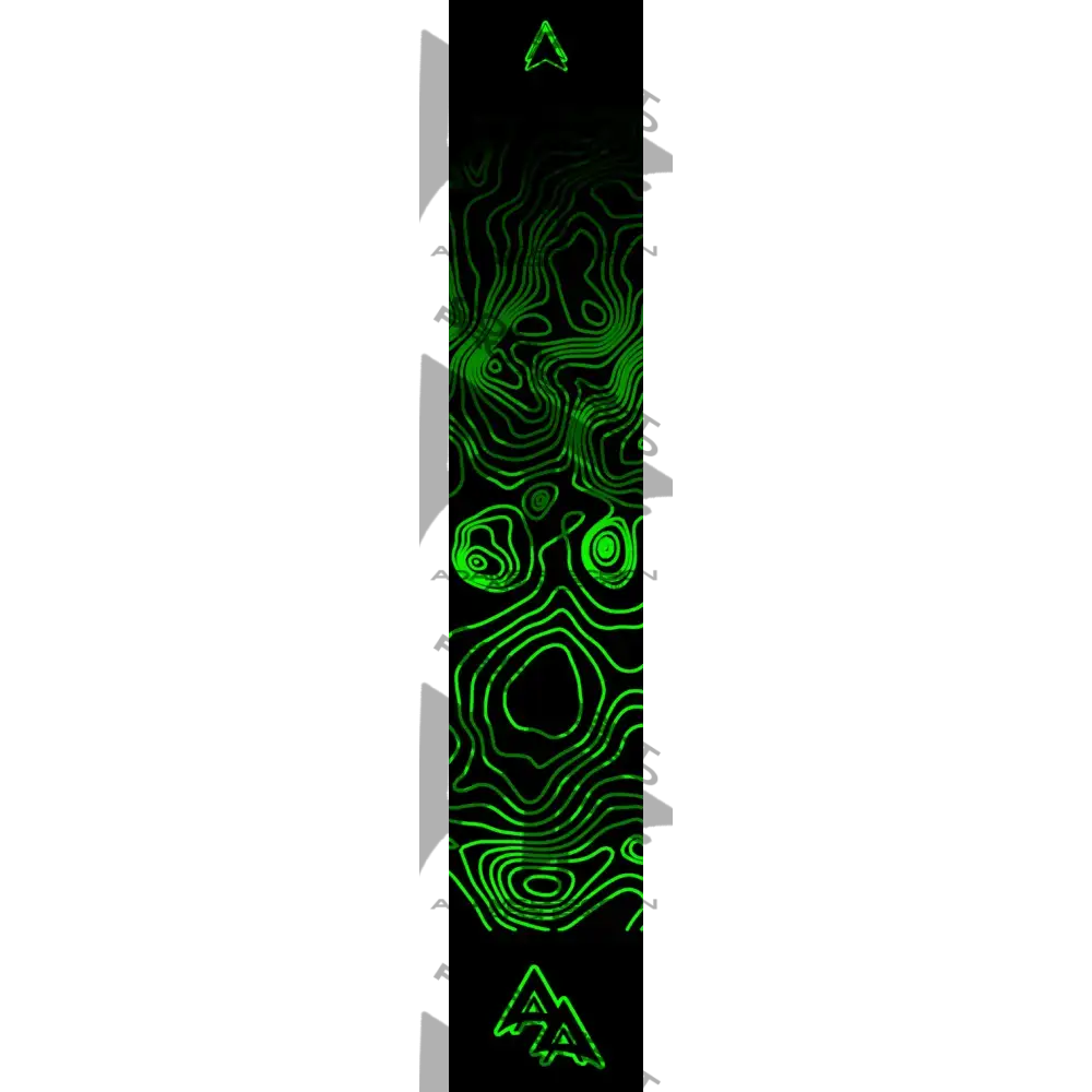 APA NIGHT TOPO SERIES ARROW WRAPS - GREEN TWO