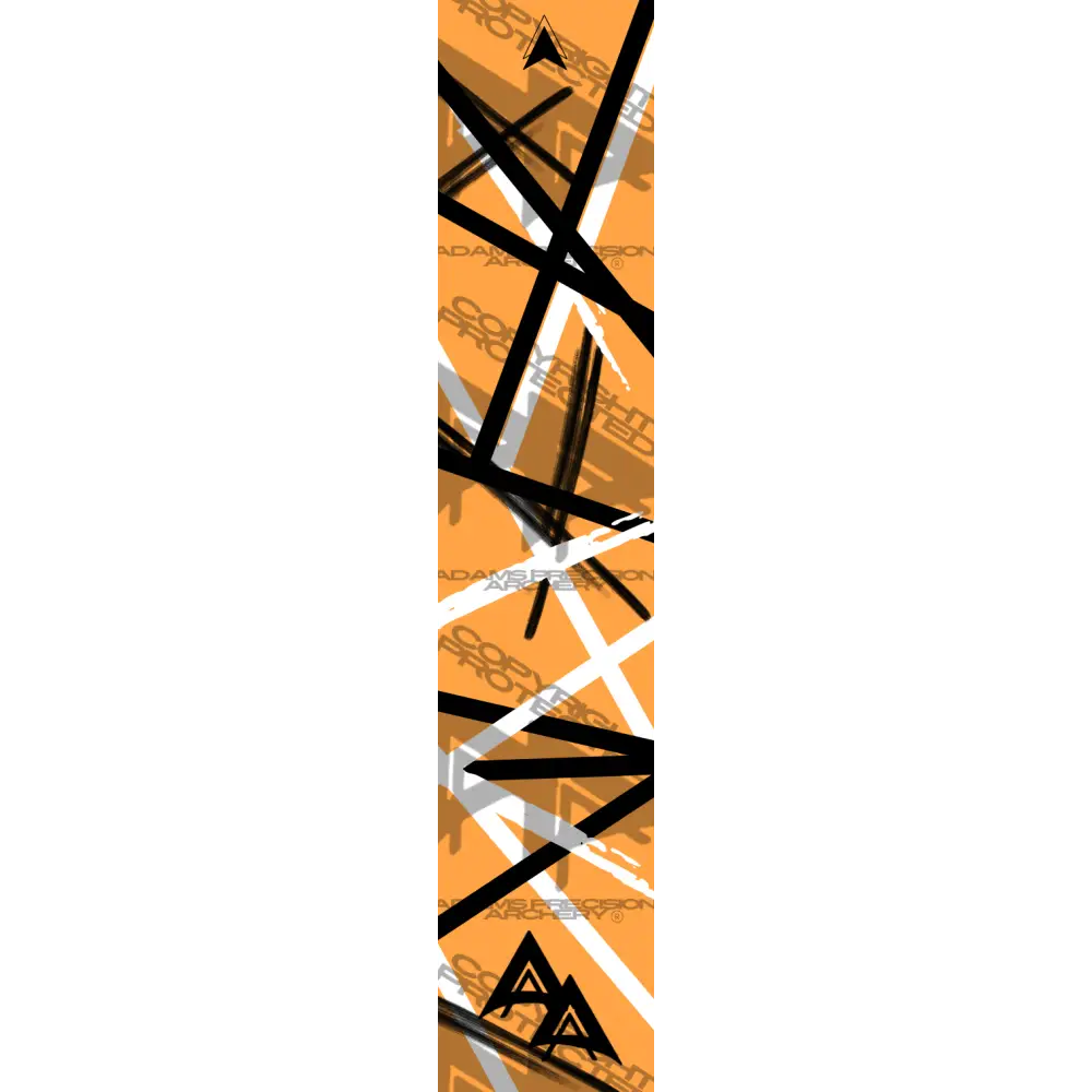 APA ORANGE GRAFFITI SERIES ARROW WRAP MATTE (STANDARD) APA GRAFFITI SERIES