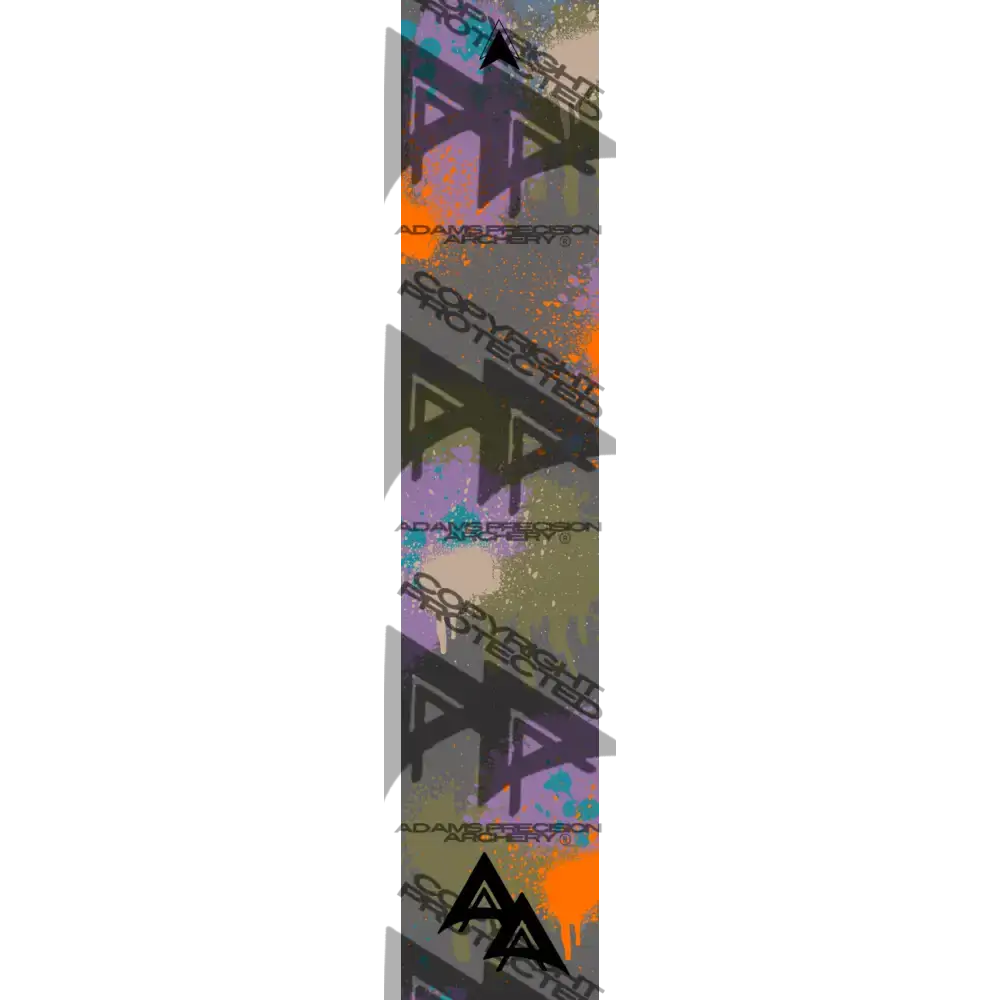 APA PAINT SPLATTER SERIES ARROW WRAPS - GREY