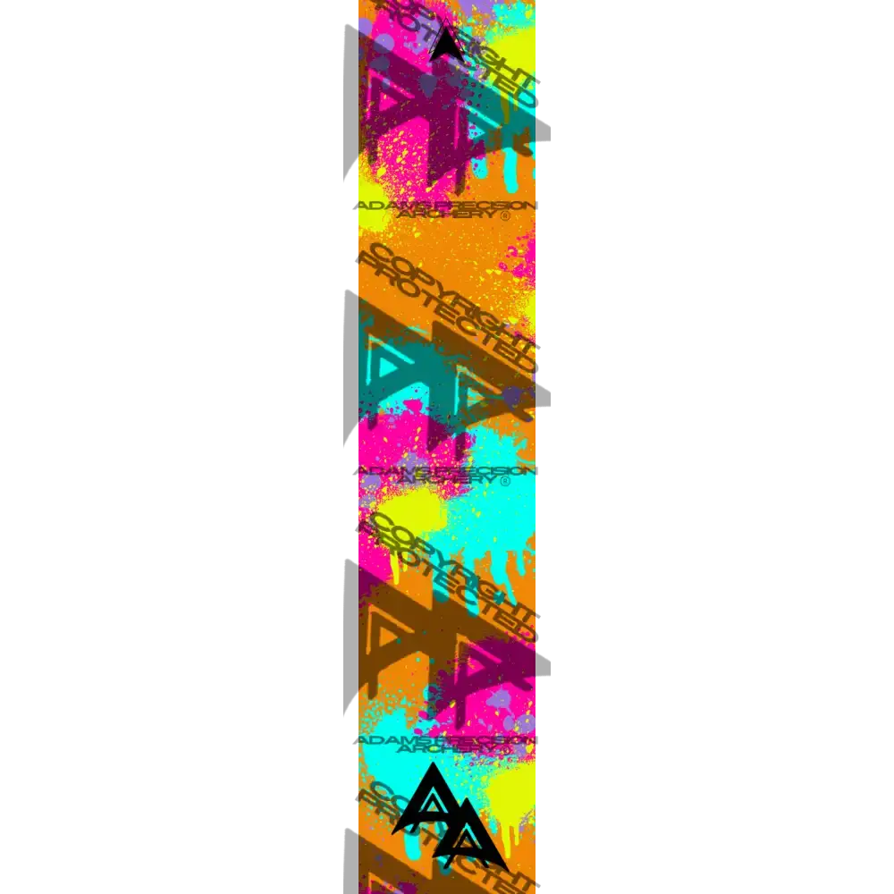 APA PAINT SPLATTER SERIES ARROW WRAPS - ORANGE