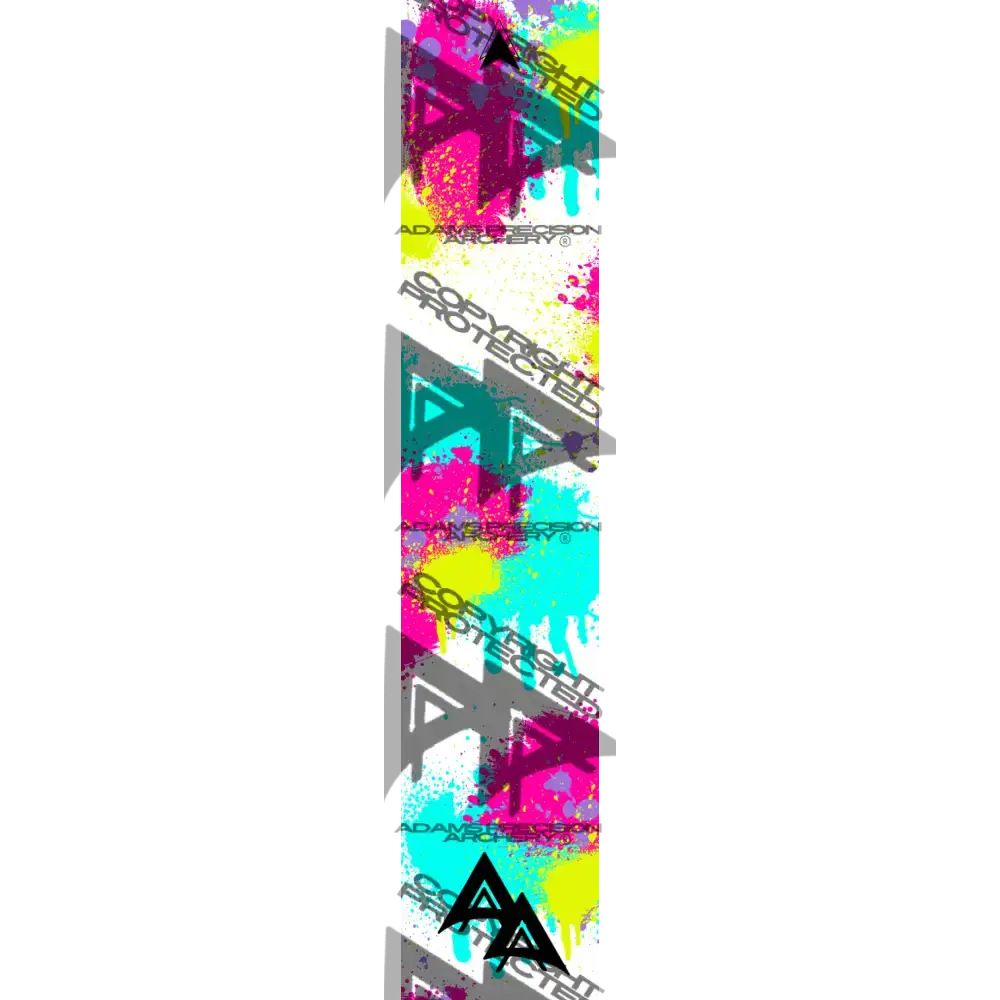 APA PAINT SPLATTER SERIES ARROW WRAPS -WHITE
