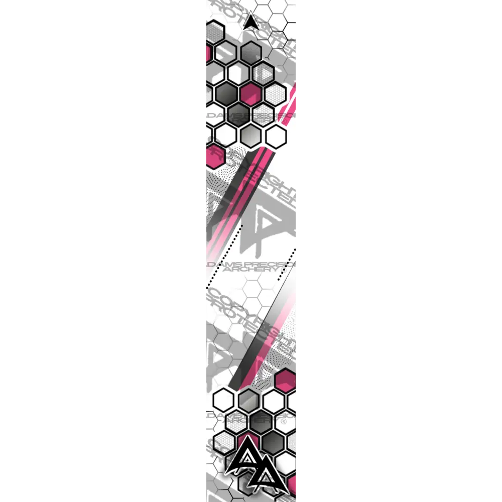 APA PARALLEL HEX SERIES ARROW WRAPS - PINK MATTE (STANDARD)