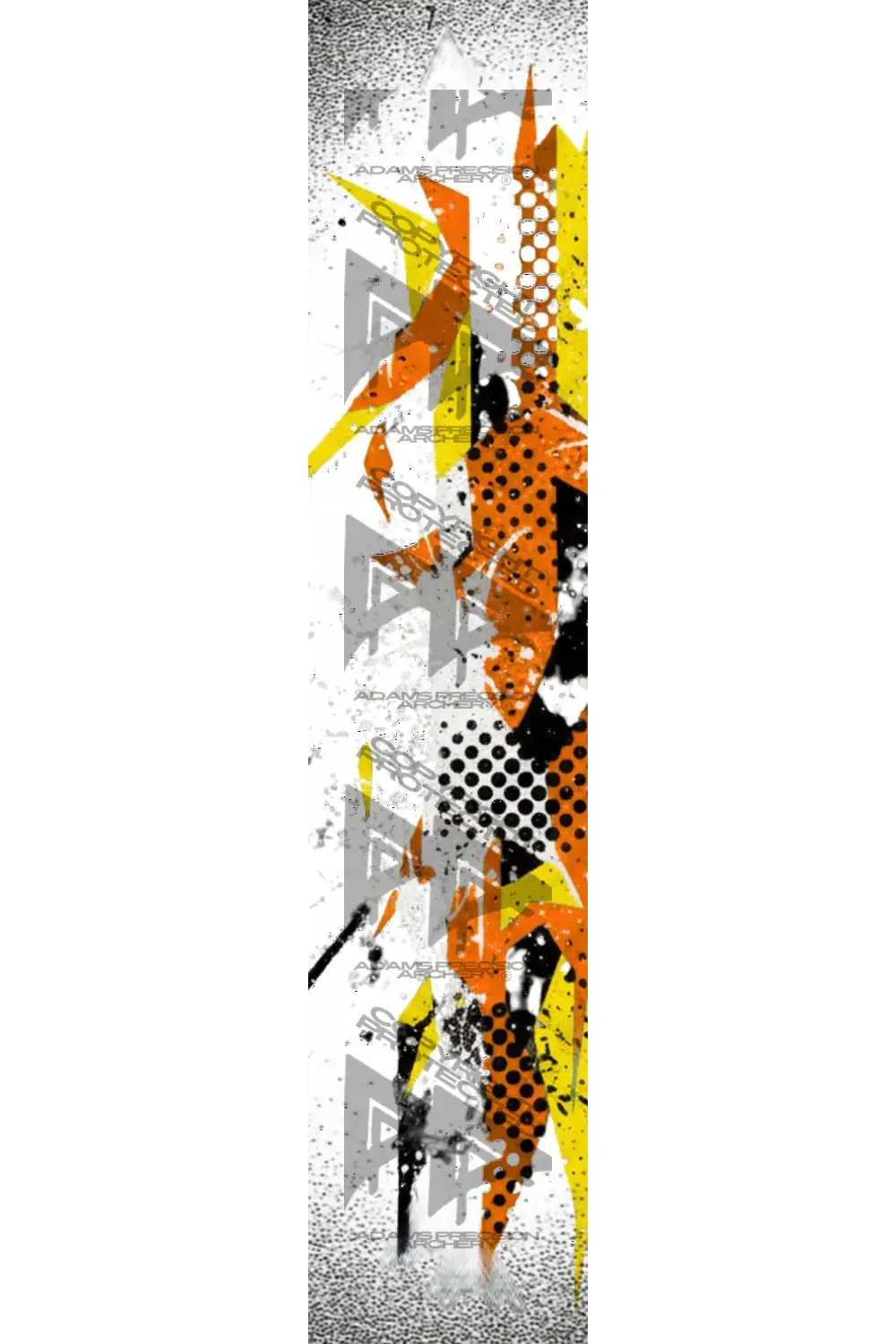 APA PATTERNS SERIES ARROW WRAPS - AI GEN ORANGE | YELLOW TWO