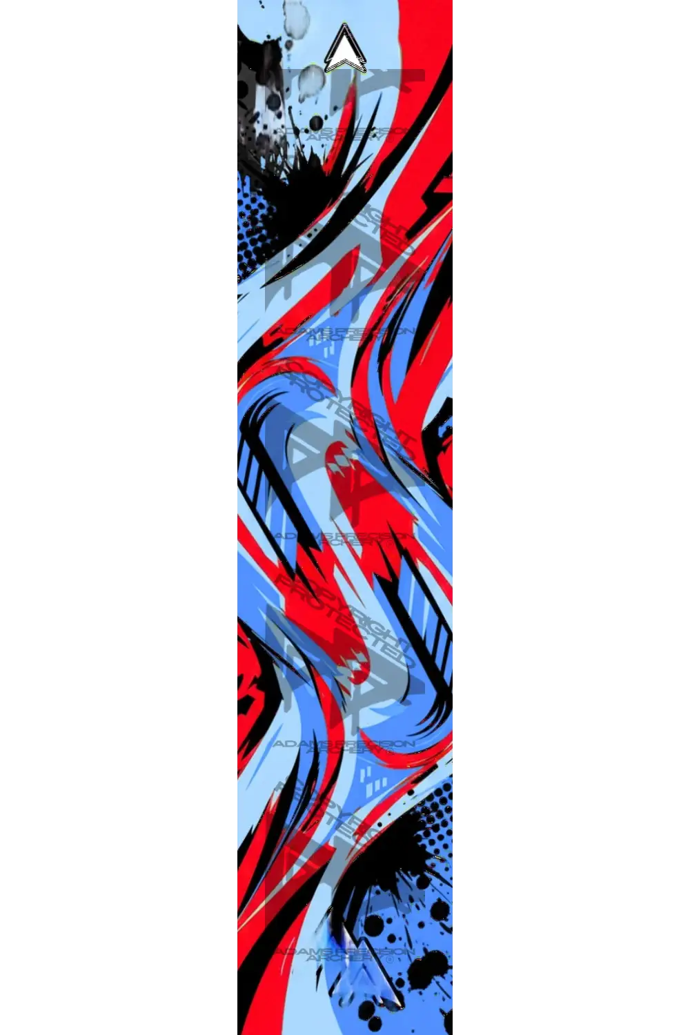 APA PATTERNS SERIES ARROW WRAPS - AI GEN RED | BLUE ONE