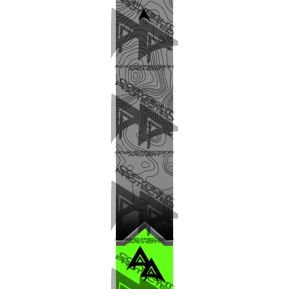 APA PEAK-CREST TOPO SERIES ARROW WRAPS - GREEN