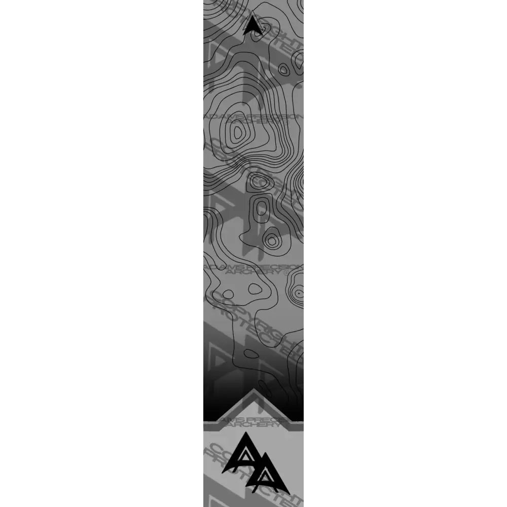 APA PEAK-CREST TOPO SERIES ARROW WRAPS - GREY