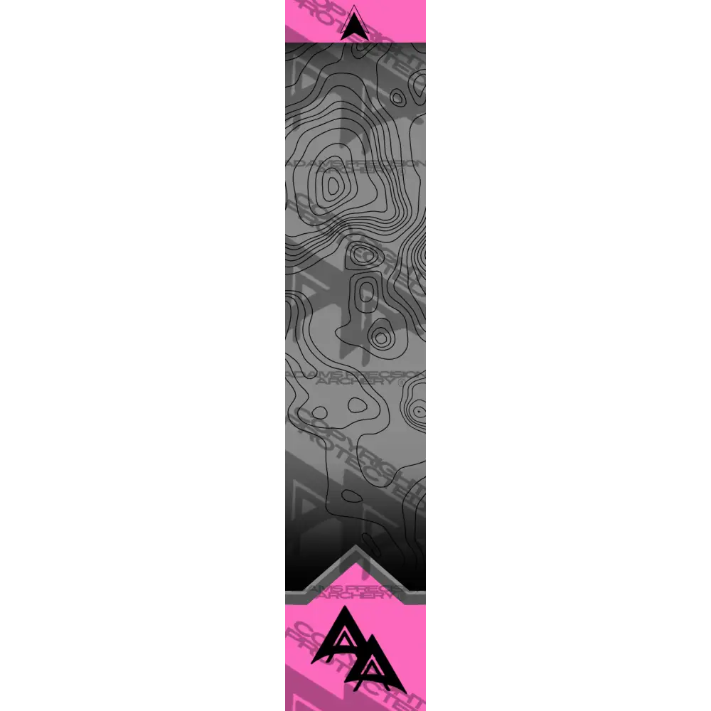 APA PEAK-CREST TOPO SERIES ARROW WRAPS - PINK MATTE (STANDARD)