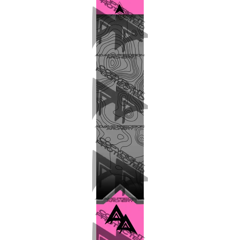 APA PEAK-CREST TOPO SERIES ARROW WRAPS - PINK MATTE (STANDARD)