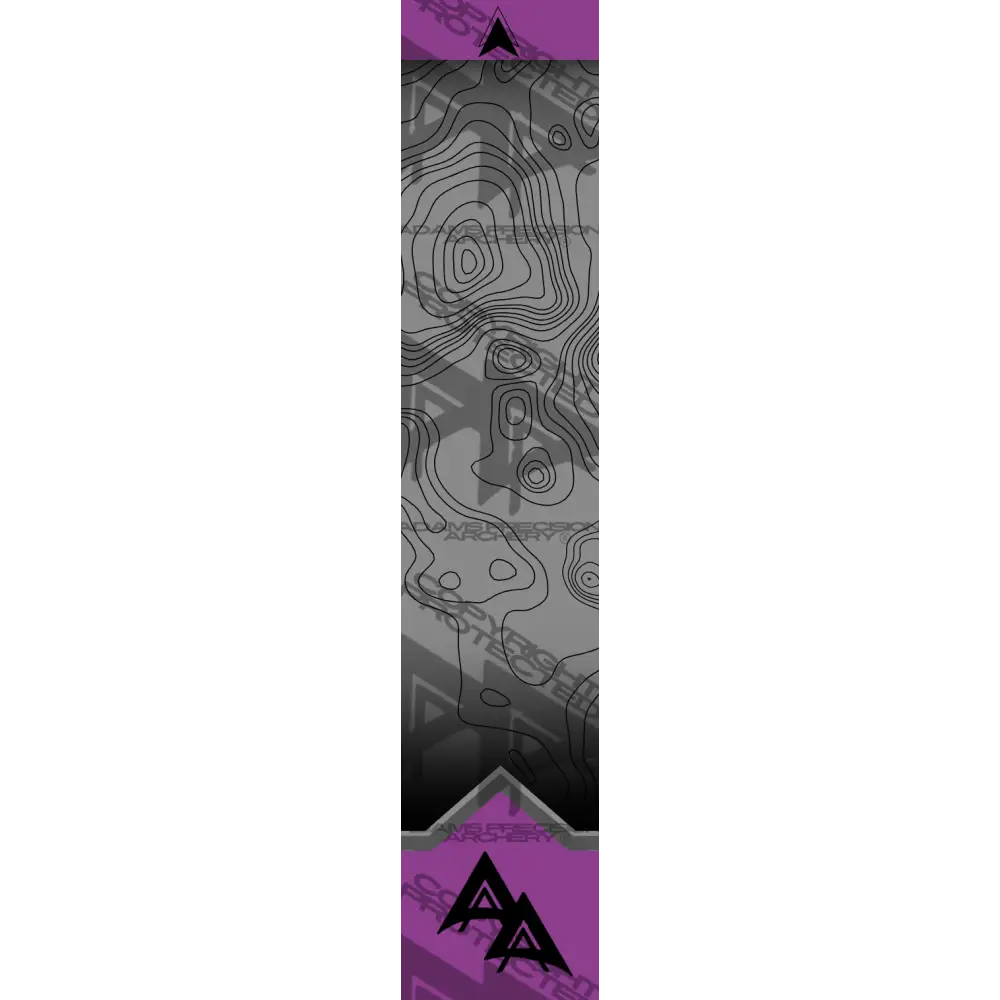 APA PEAK-CREST TOPO SERIES ARROW WRAPS - PURPLE MATTE (STANDARD)