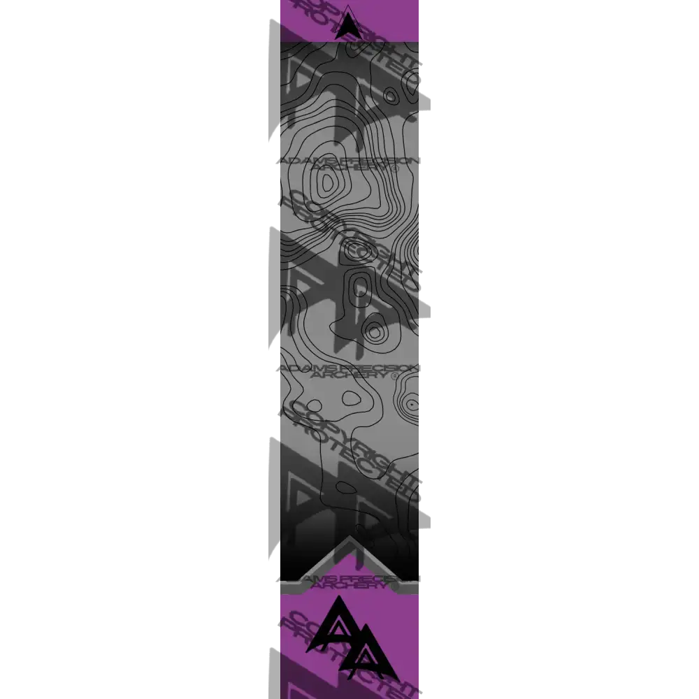 APA PEAK-CREST TOPO SERIES ARROW WRAPS - PURPLE MATTE (STANDARD)