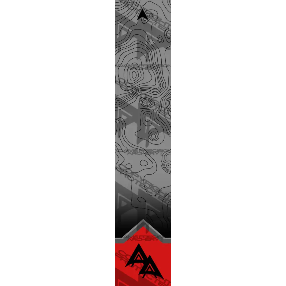 APA PEAK-CREST TOPO SERIES ARROW WRAPS - RED