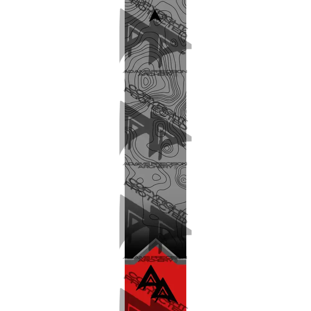 APA PEAK-CREST TOPO SERIES ARROW WRAPS - RED
