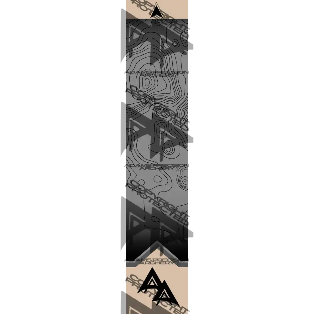 APA PEAK-CREST TOPO SERIES ARROW WRAPS - SAND MATTE (STANDARD)