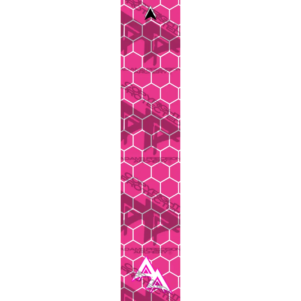 APA PINK FILLED HEX SERIES ARROW WRAP MATTE (STANDARD) APA HEX SERIES