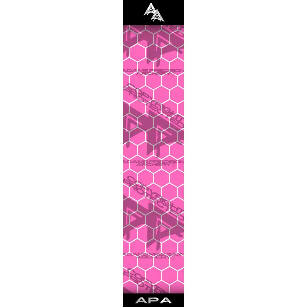 APA PINK FILLED HEX SERIES ARROW WRAP MATTE (STANDARD) APA HEX SERIES