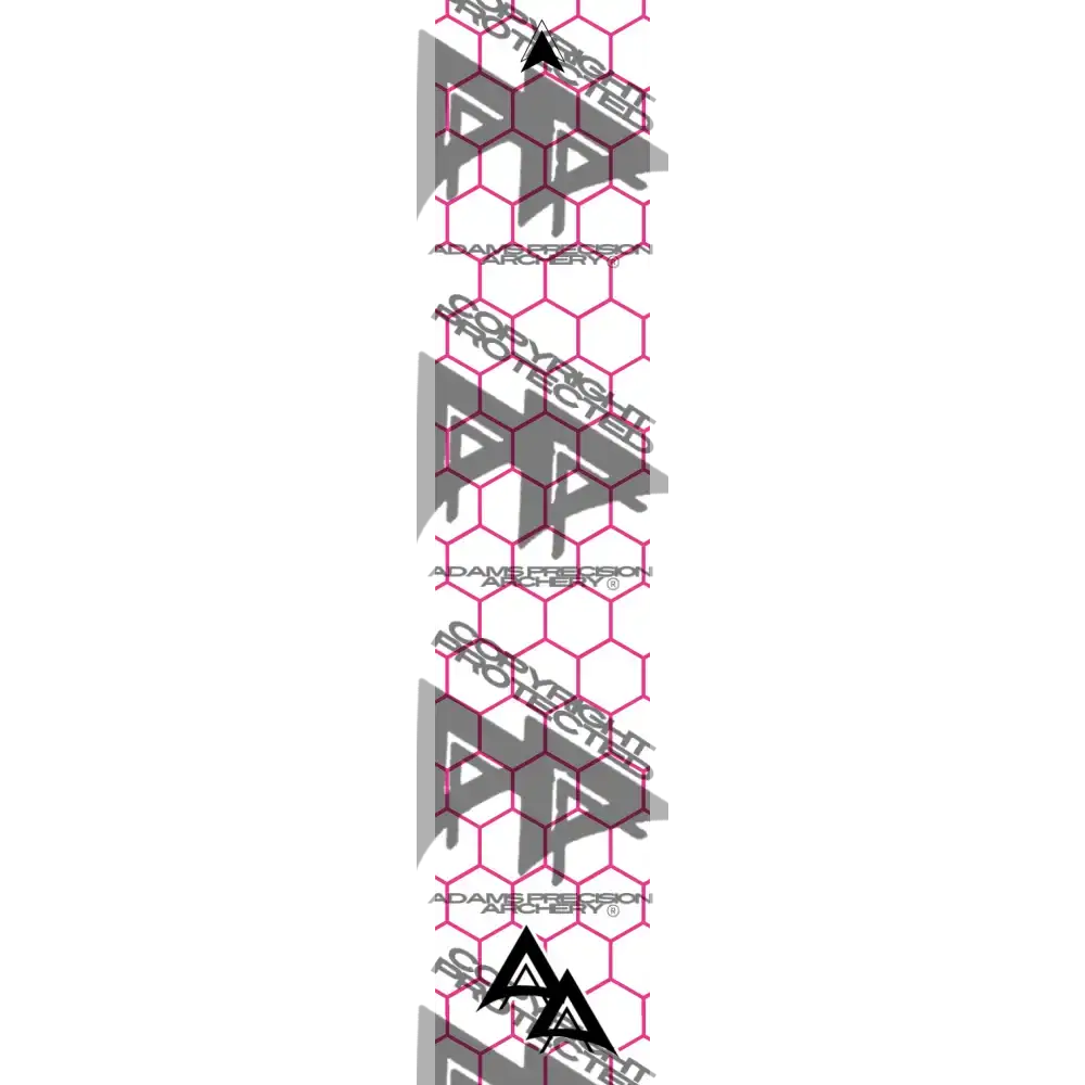 APA PINK OUTLINE HEX SERIES ARROW WRAP MATTE (STANDARD) APA HEX SERIES