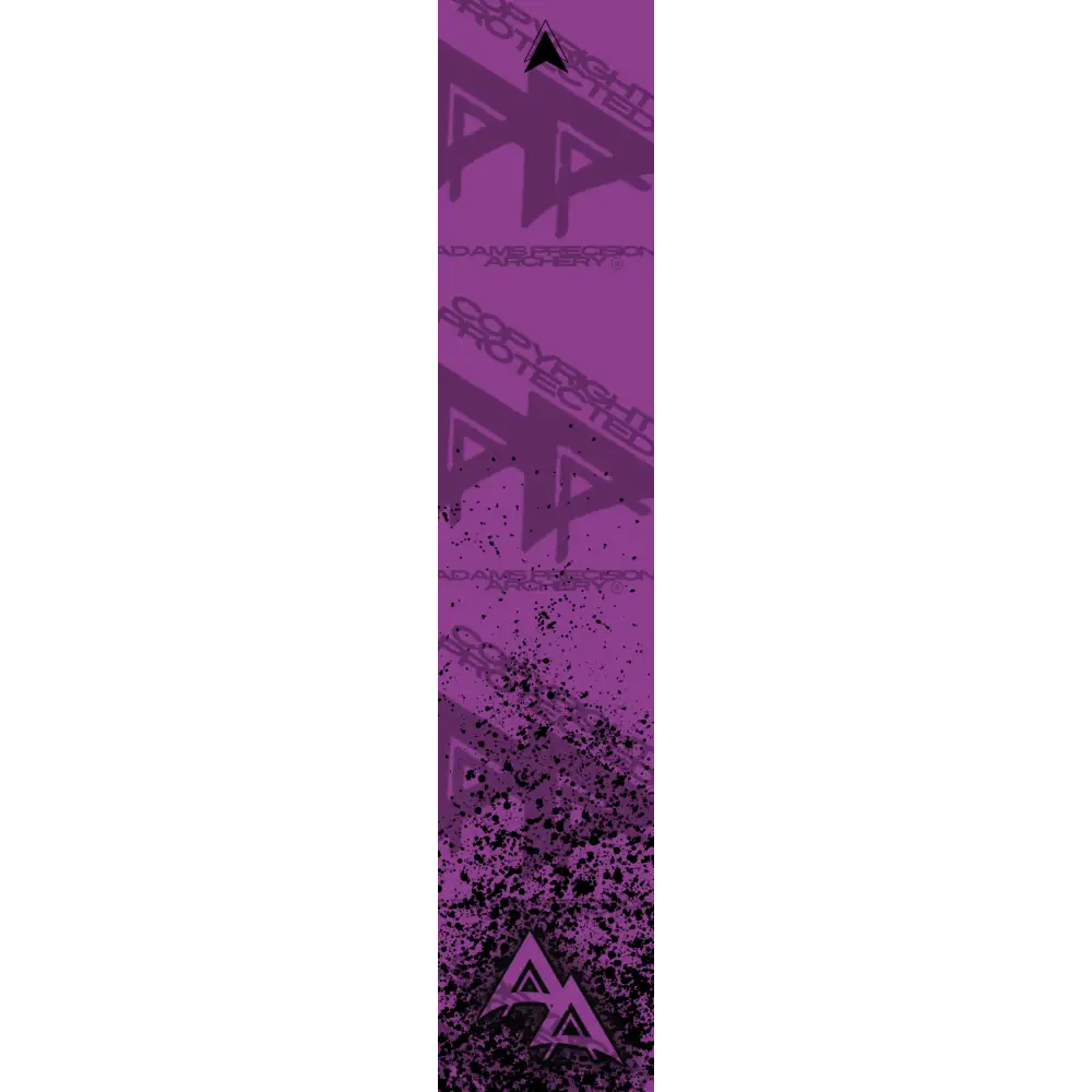 APA PURPLE PAINTBALL SERIES ARROW WRAP MATTE (STANDARD) ARROW WRAPS