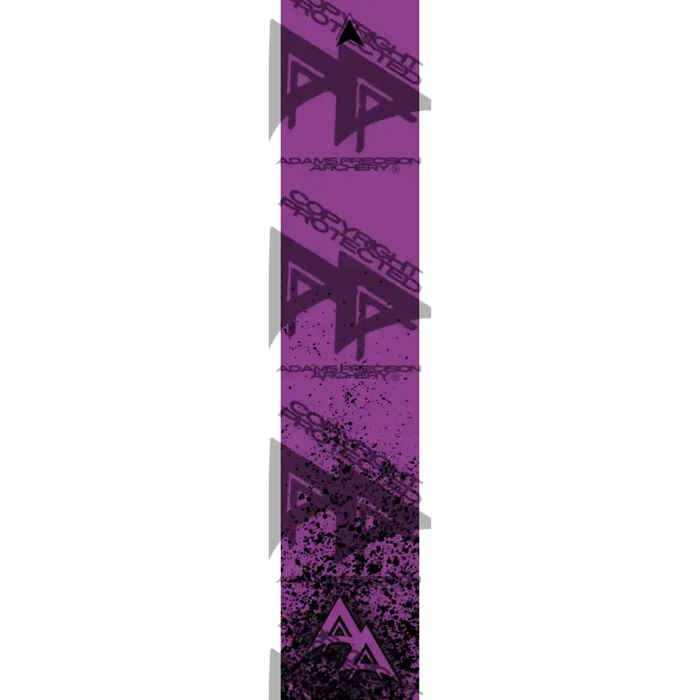 APA PURPLE PAINTBALL SERIES ARROW WRAP MATTE (STANDARD) ARROW WRAPS