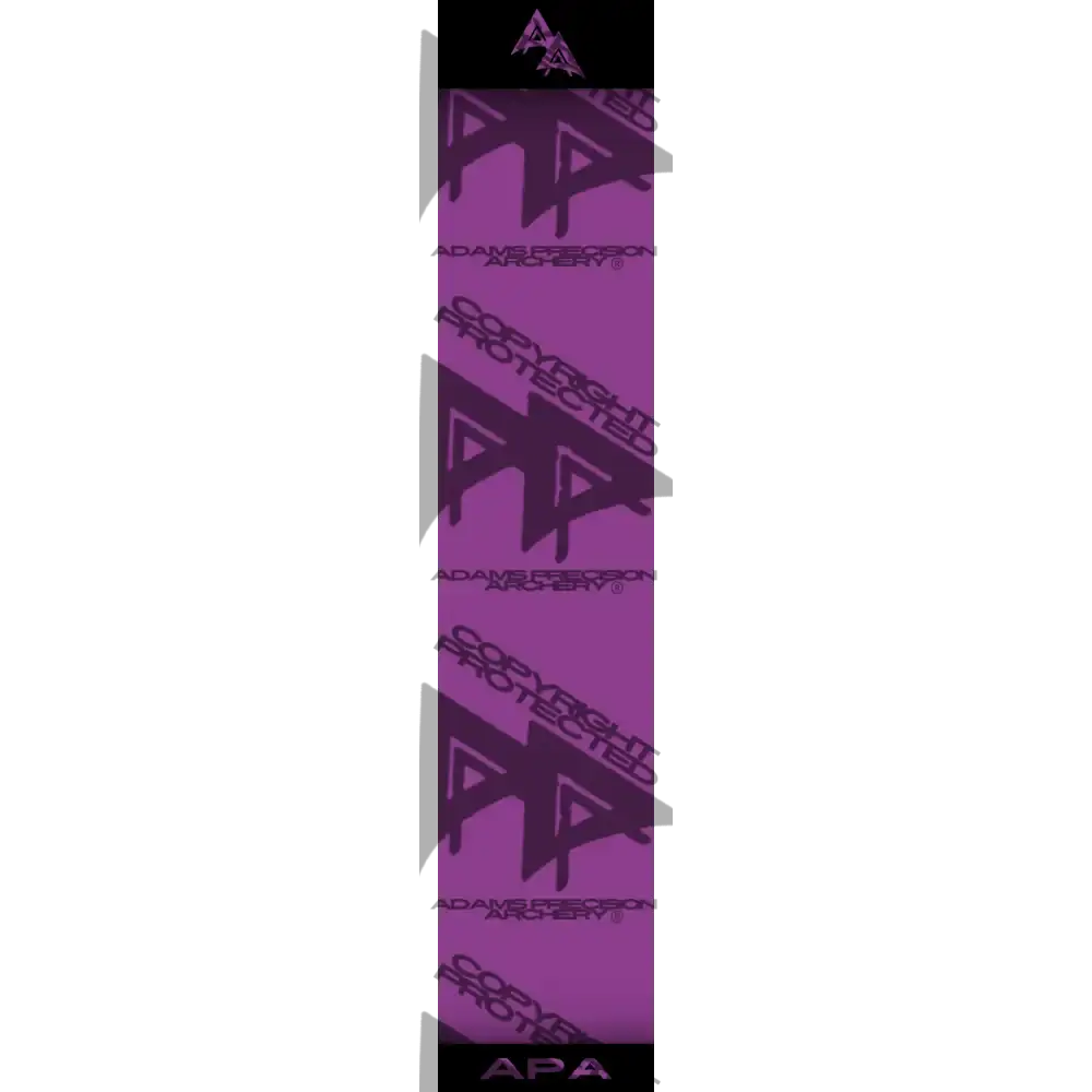 APA PURPLE SIGNATURE SERIES ARROW WRAP MATTE (STANDARD) APA SIGNATURE SERIES