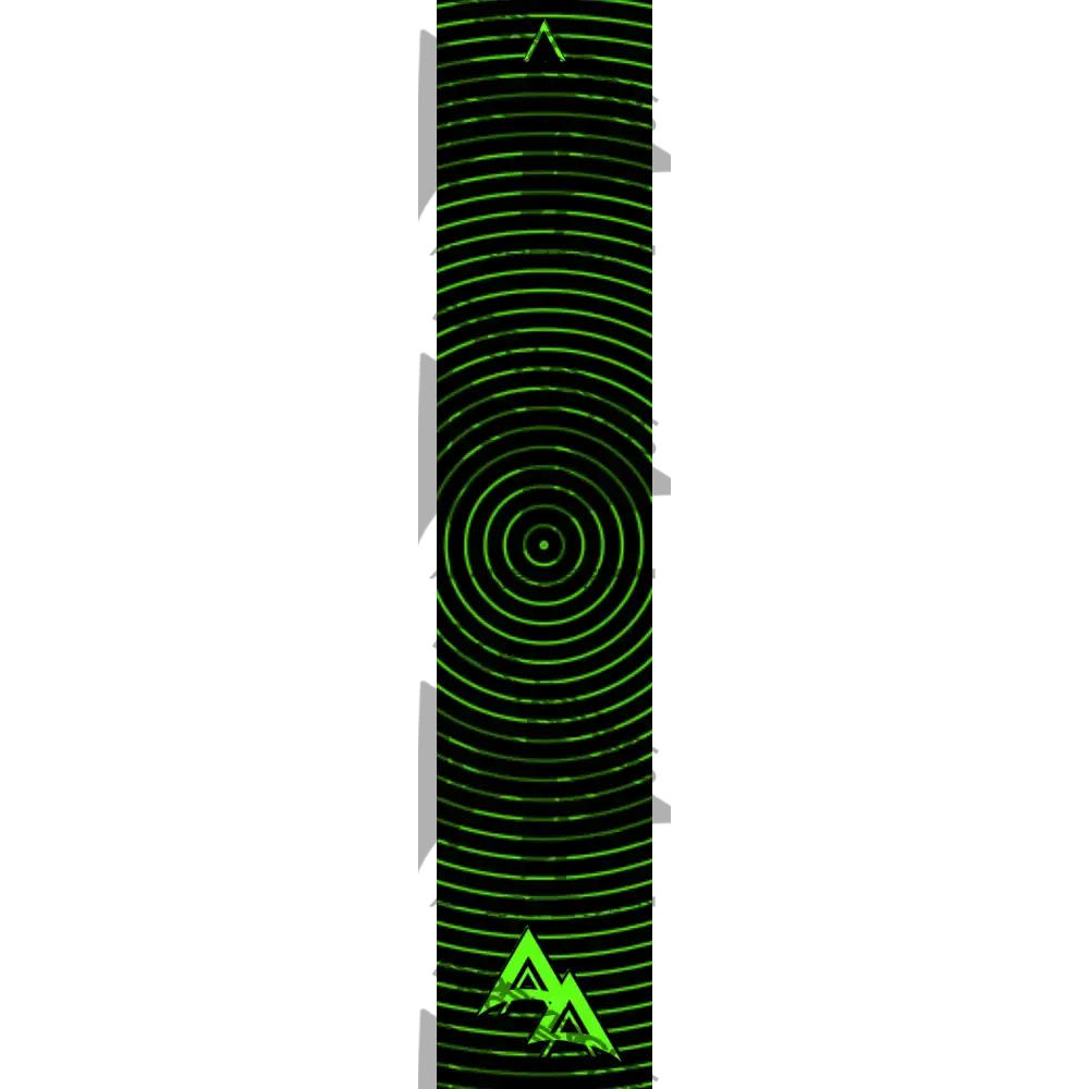 APA RECORDLINE SERIES FULL DARK FLO GREEN ARROW WRAP FLUORESCENT All SERIES