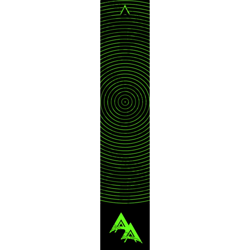 APA RECORDLINE SERIES HALF DARK FLO GREEN ARROW WRAP FLUORESCENT All SERIES