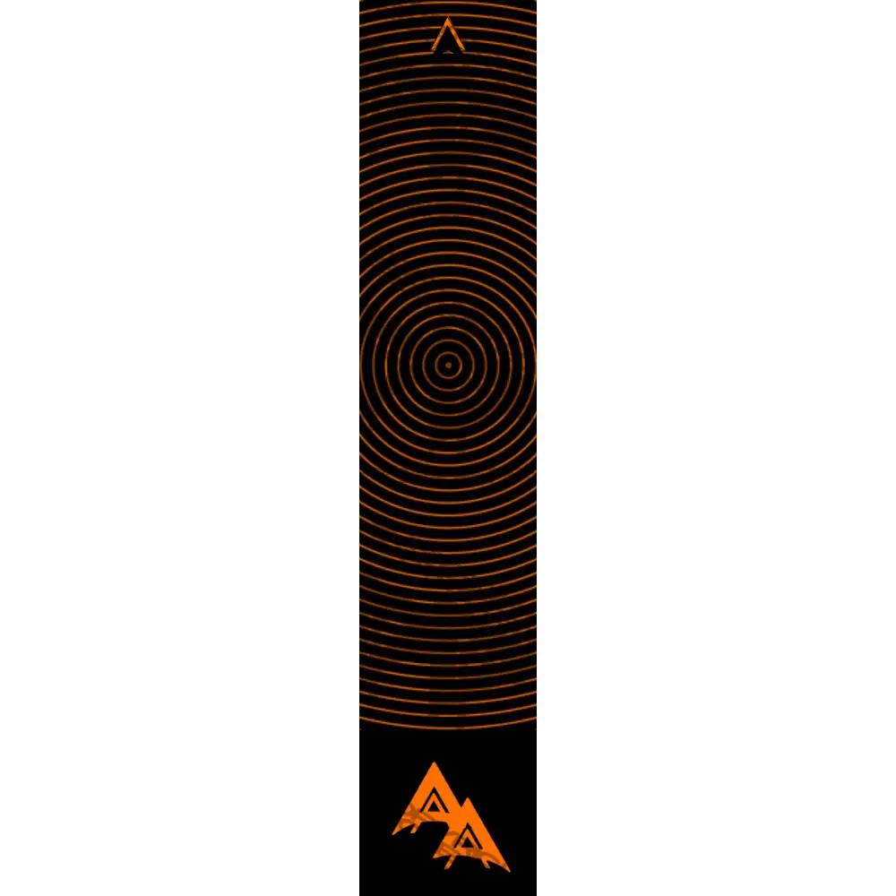 APA RECORDLINE SERIES HALF DARK FLO ORANGE ARROW WRAP FLUORESCENT All SERIES