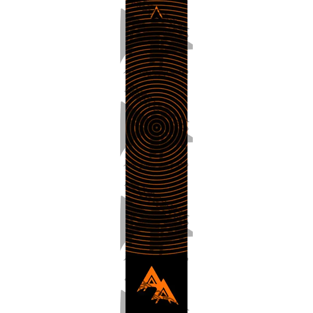 APA RECORDLINE SERIES HALF DARK FLO ORANGE ARROW WRAP FLUORESCENT All SERIES