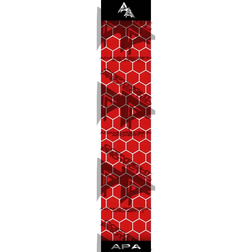APA RED FILLED HEX SERIES ARROW WRAP MATTE (STANDARD) APA HEX SERIES