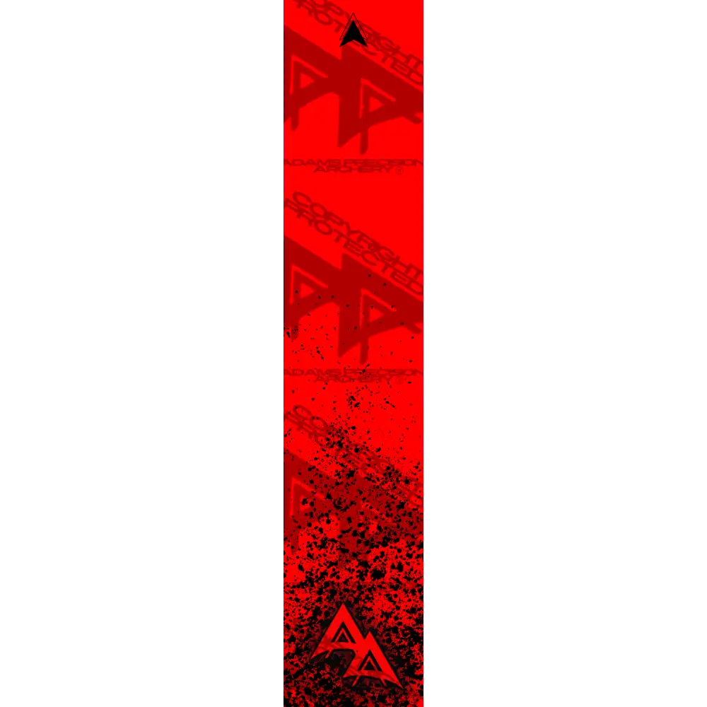 APA RED PAINTBALL SERIES ARROW WRAP MATTE (STANDARD) ARROW WRAPS
