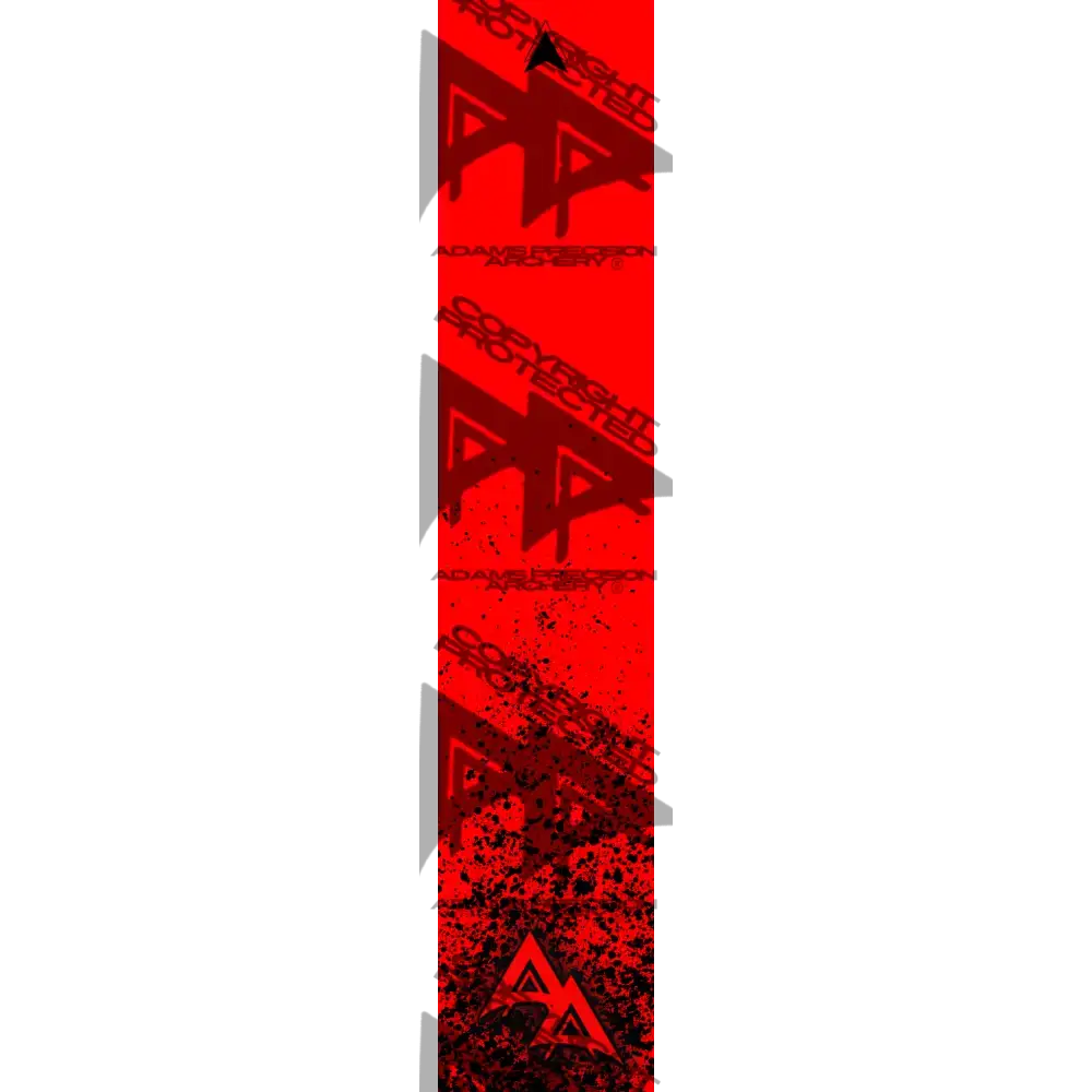 APA RED PAINTBALL SERIES ARROW WRAP MATTE (STANDARD) ARROW WRAPS