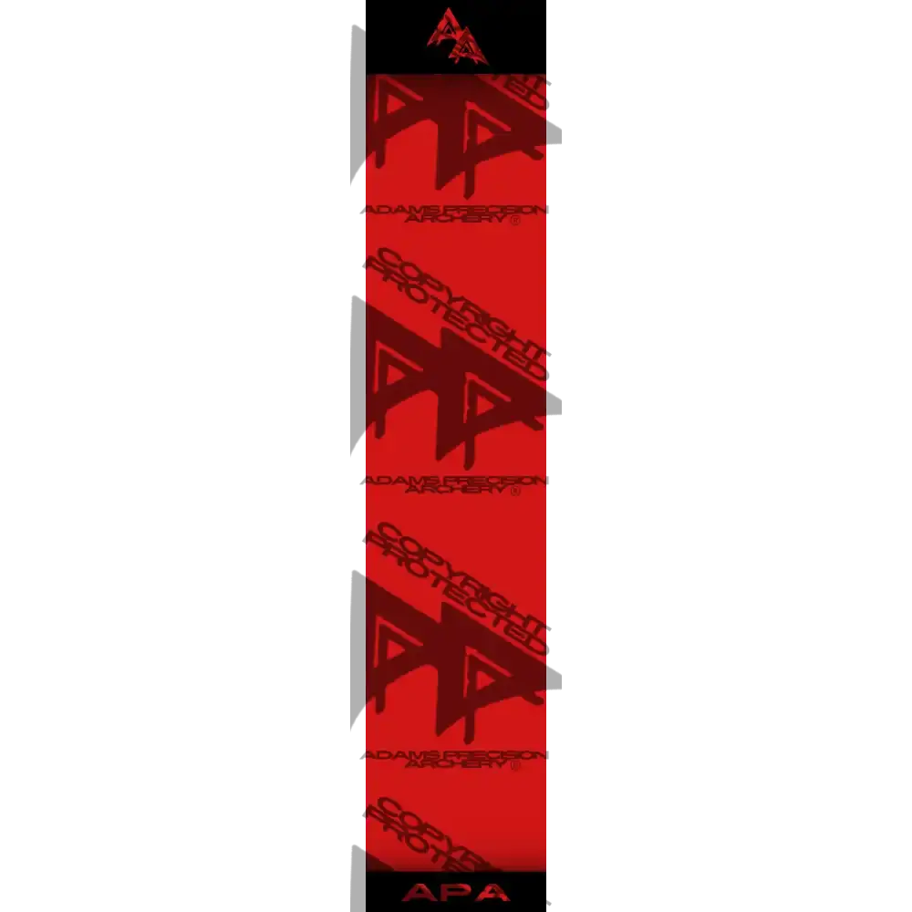 APA RED SIGNATURE SERIES ARROW WRAP MATTE (STANDARD) APA SIGNATURE SERIES