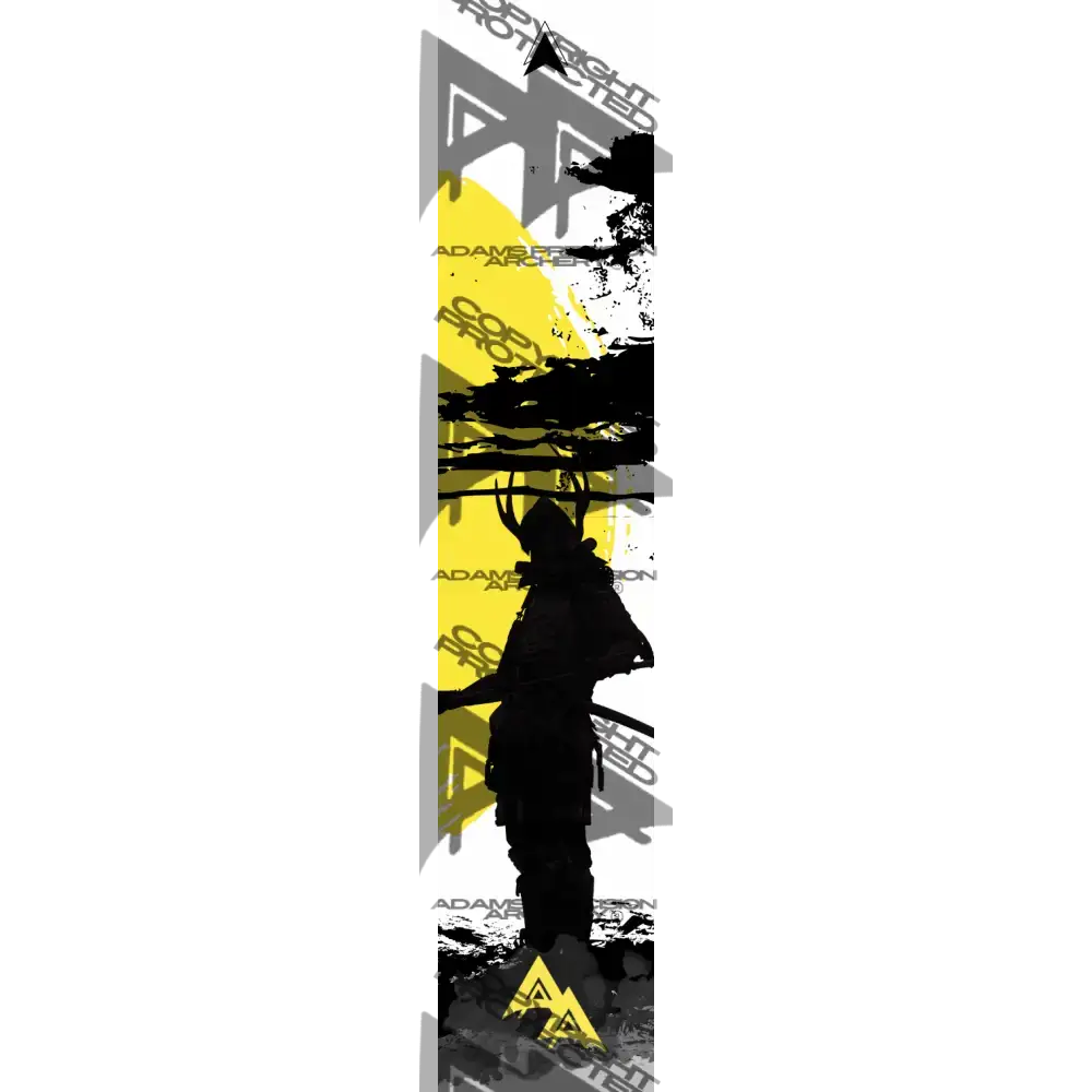 APA SAMURAI SERIES ARROW WRAPS - YELLOW MATTE (STANDARD)