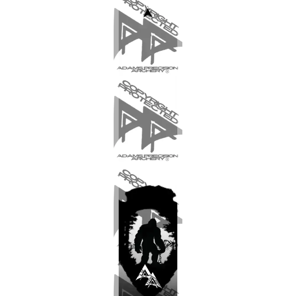 APA SASQUATCH SERIES ARROW WRAPS - SASQUATCH ARROWHEAD