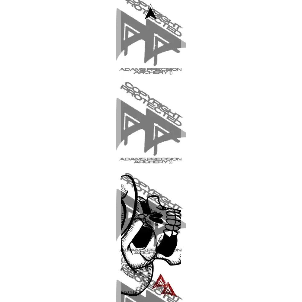 APA SKULLS ARROW WRAPS ONE WHITE