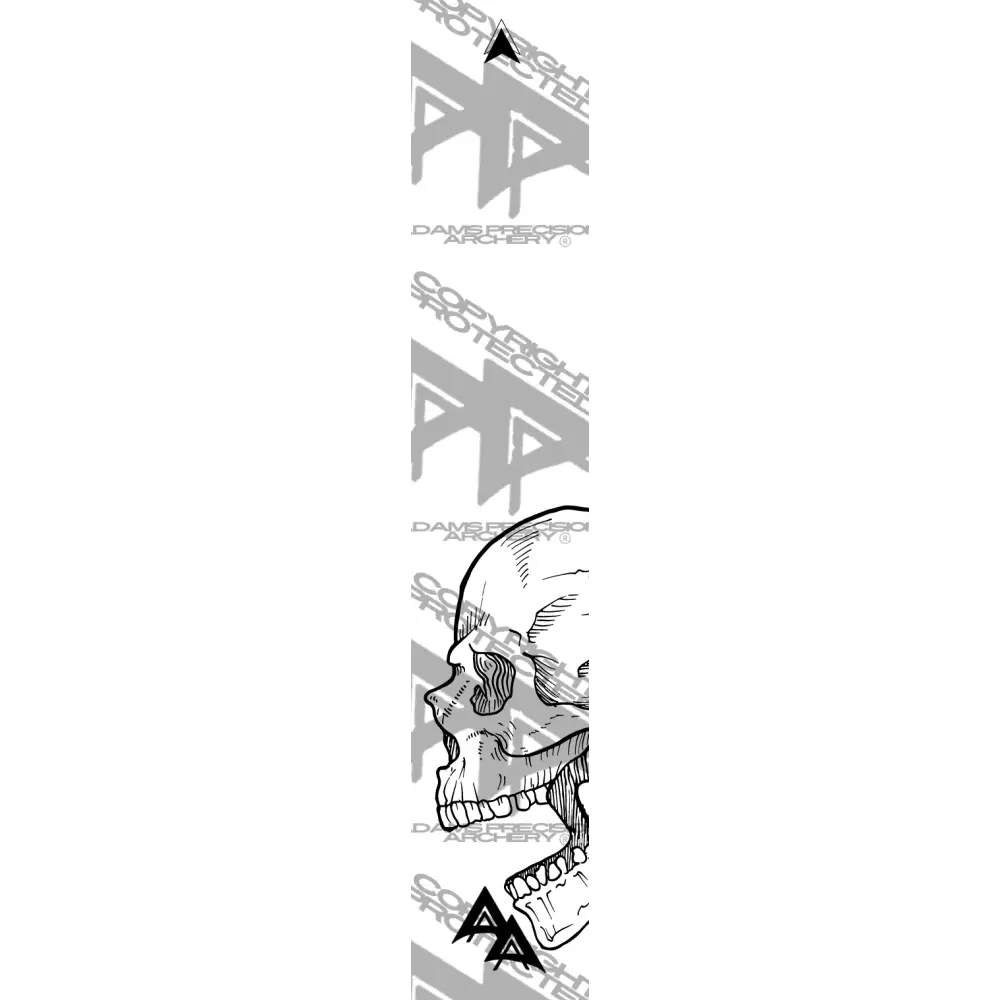 APA SKULLS ARROW WRAPS TWO WHITE