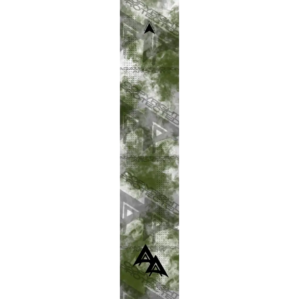 APA SMOKED CAMO SERIES ARROW WRAPS - GREY MATTE (STANDARD) All SERIES