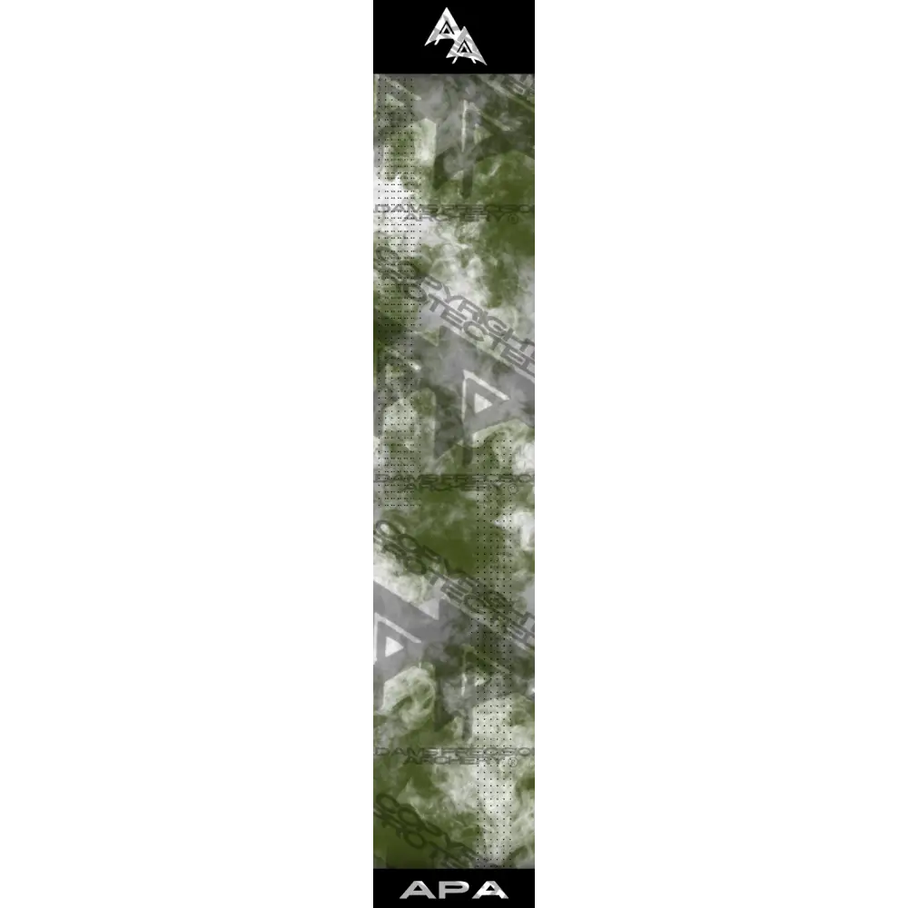 APA SMOKED CAMO SERIES ARROW WRAPS - GREY MATTE (STANDARD) All SERIES
