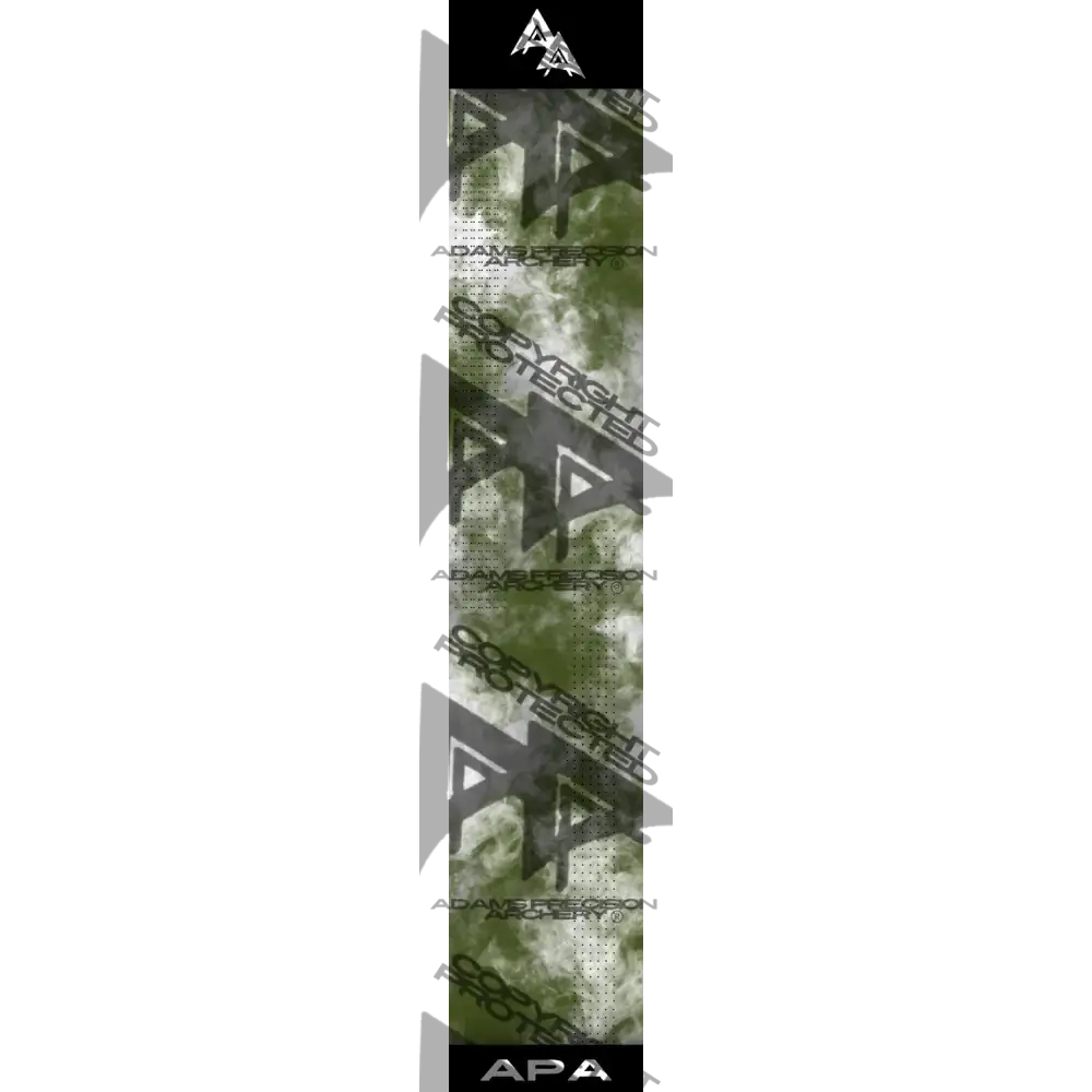 APA SMOKED CAMO SERIES ARROW WRAPS - GREY MATTE (STANDARD) All SERIES