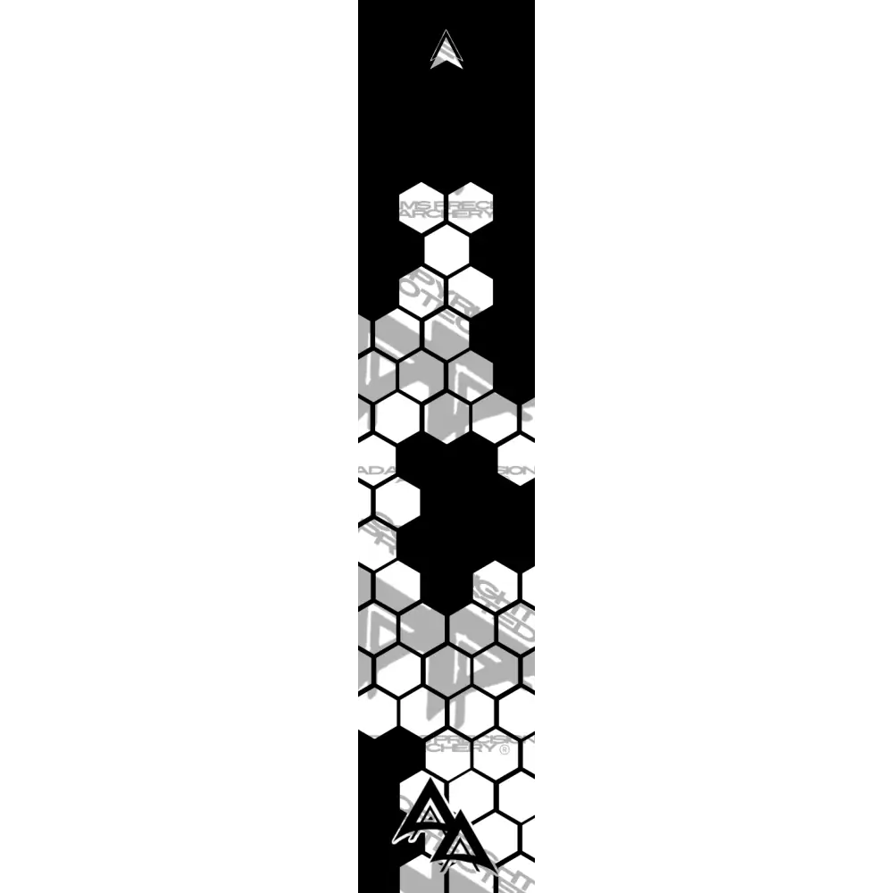 APA SNAKE SKIN SERIES ARROW WRAPS - BLACK MATTE (STANDARD)