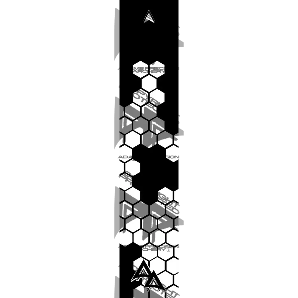 APA SNAKE SKIN SERIES ARROW WRAPS - BLACK MATTE (STANDARD)